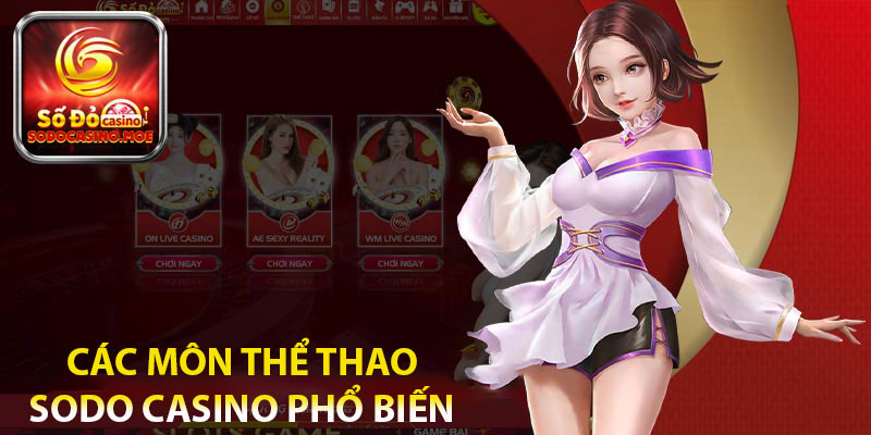 Các môn thể thao Sodo Casino phổ biến